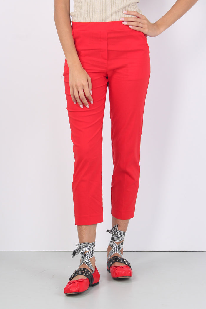 Pantalone Elastico Spacchetti Rosso-3