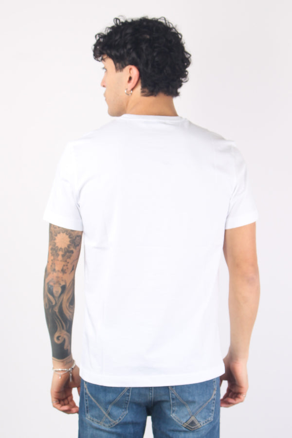 T-shirt Jersey Ricamo Bianco-2