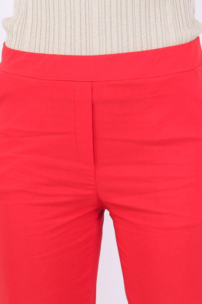 Pantalone Elastico Spacchetti Rosso-10