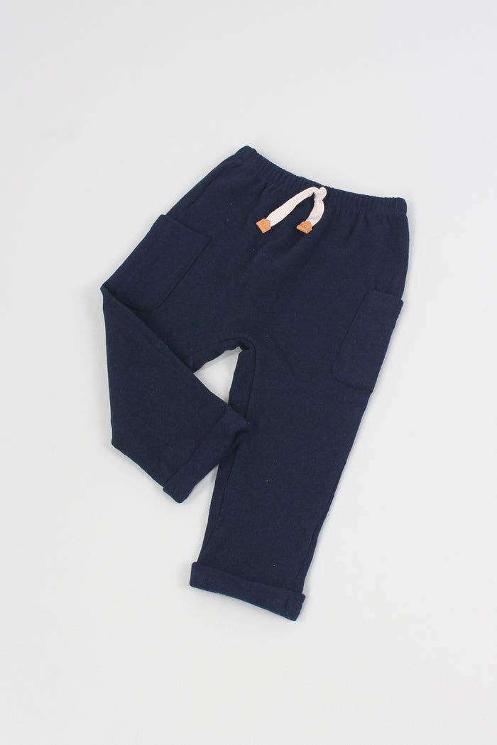 Pantalone Caldo Cotone Navy-3