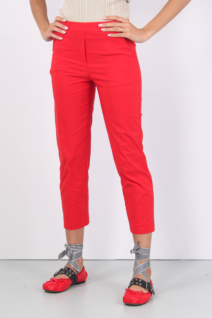 Pantalone Elastico Spacchetti Rosso-4