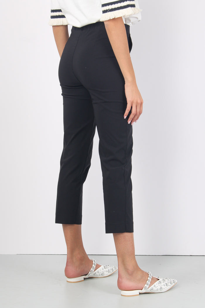 Pantalone Elastico Spacchetti Nero-6