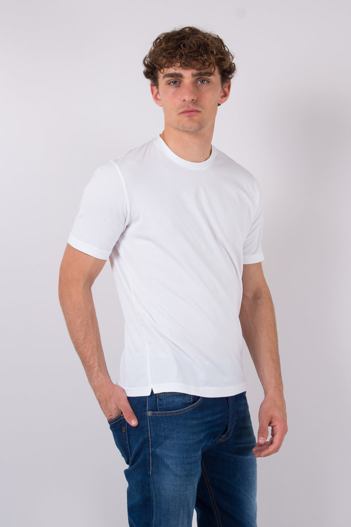 T-shirt Manica Corta Jersey Bianco-5
