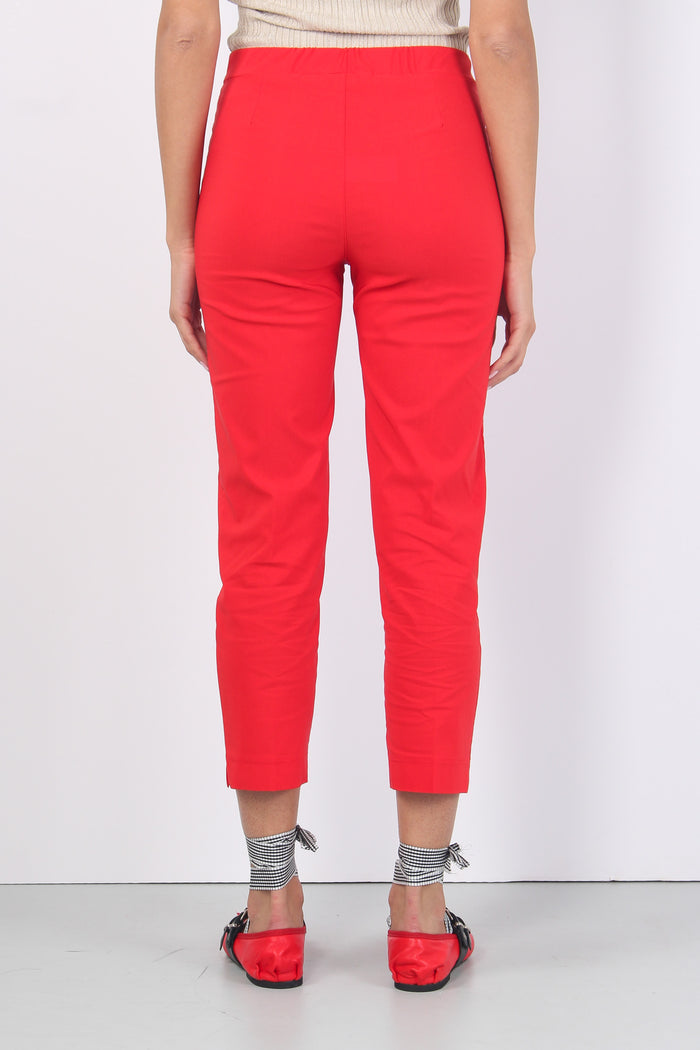 Pantalone Elastico Spacchetti Rosso-5