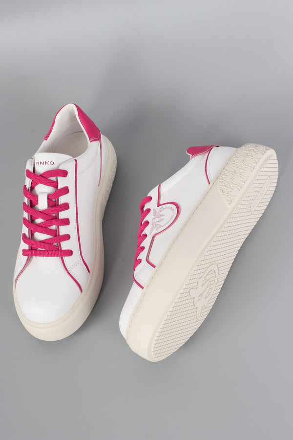 Yoko 01 Sneaker Leather White/pink-2