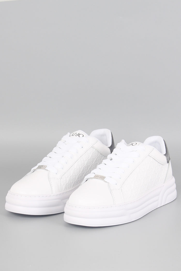 Sneaker Cleo Calf White/black-5