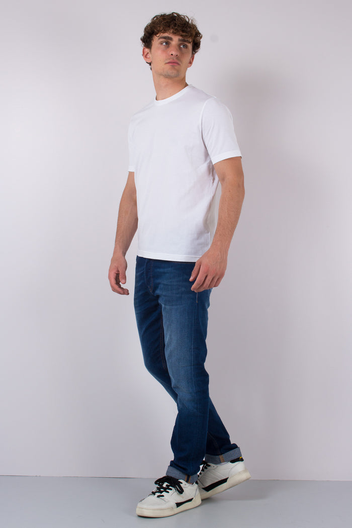 T-shirt Manica Corta Jersey Bianco-3