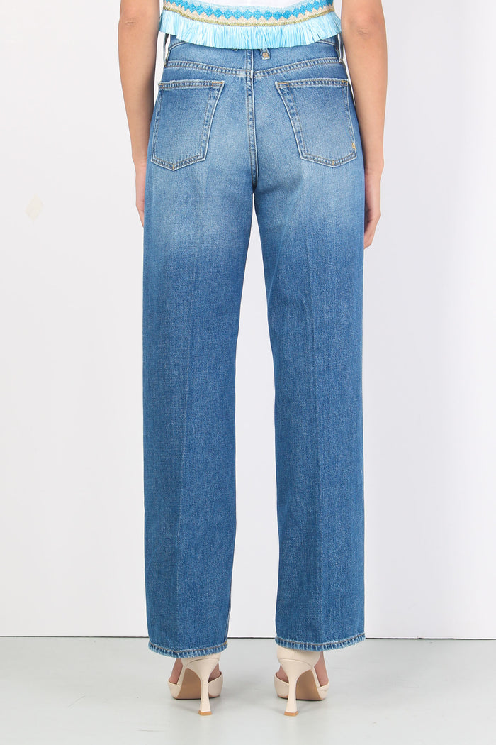 Jeans Vintage Gamba Larga Blue-6