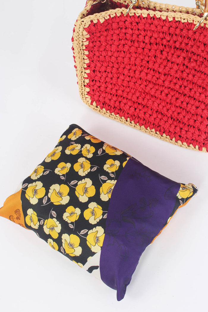 Shopping Crochet Manici Rosso/beige-6