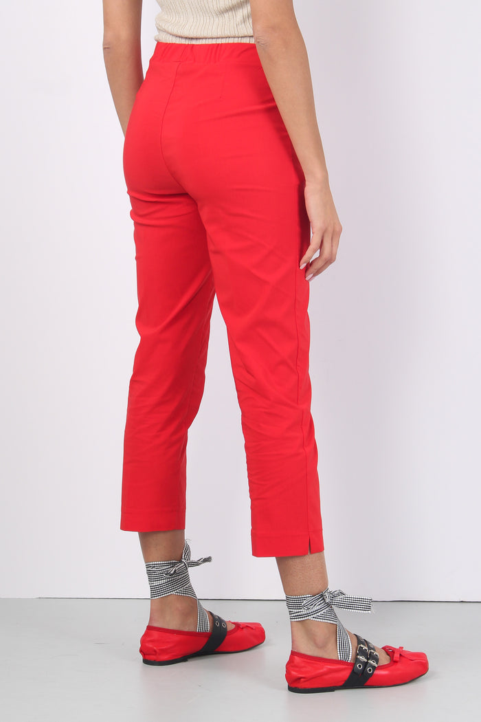 Pantalone Elastico Spacchetti Rosso-7