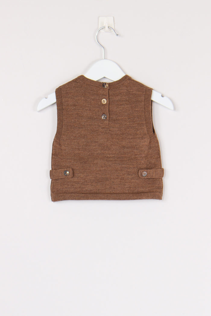Gilet Lana Merinos Caffe-2