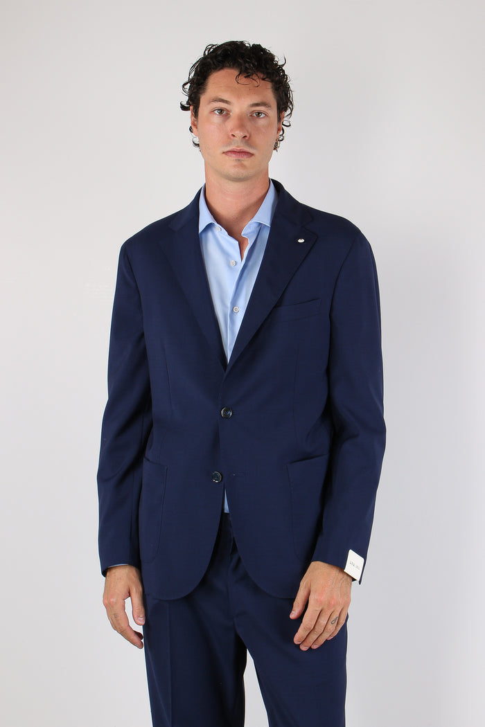 Giacca Drop Sette Blu-2
