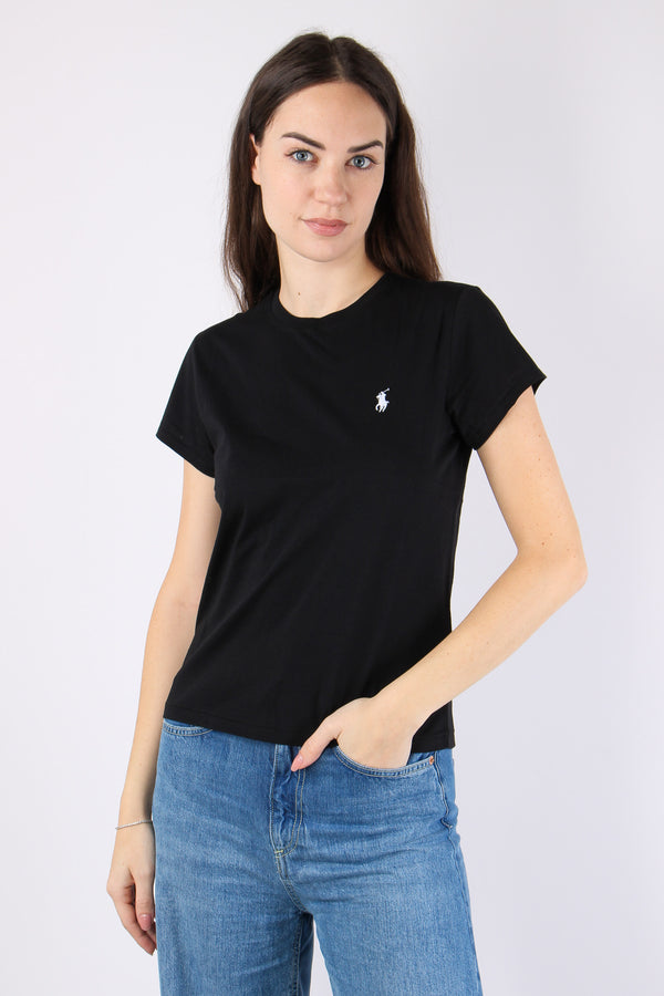 T-shirt Manica Corta Basica Polo Black