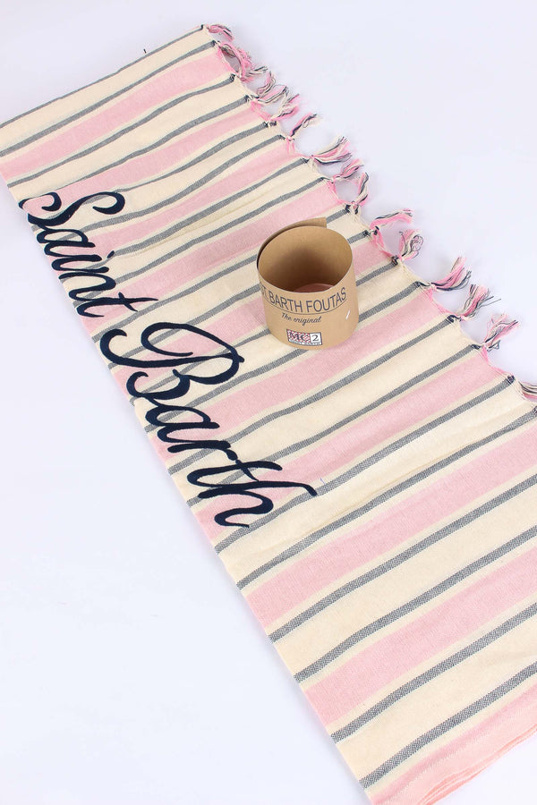 Foutas Righe Rosa/bianco-2