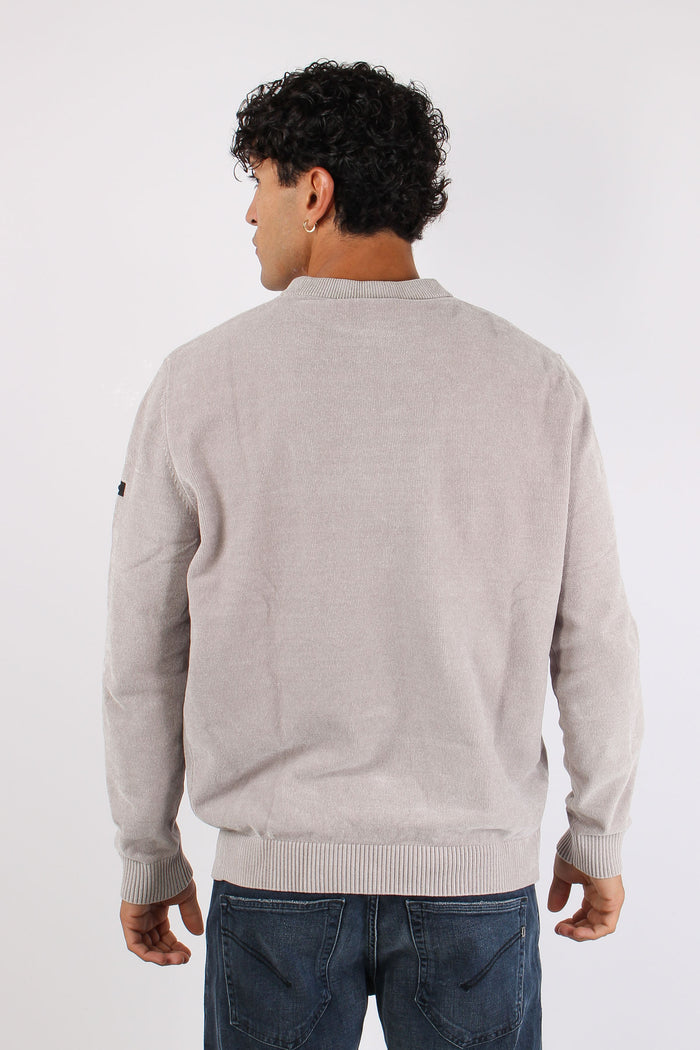 Maglia Girocollo Ciniglia Stone-5