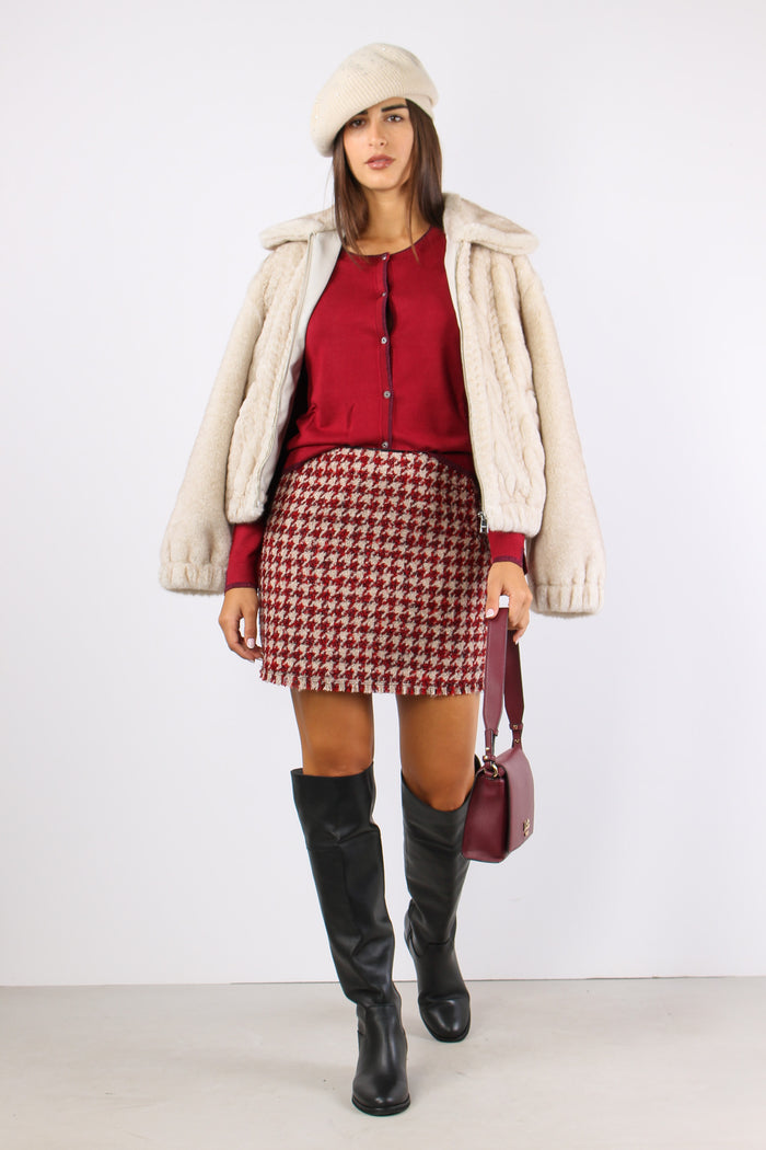 Cardigan Viscosa Profilo Lurex Pepper