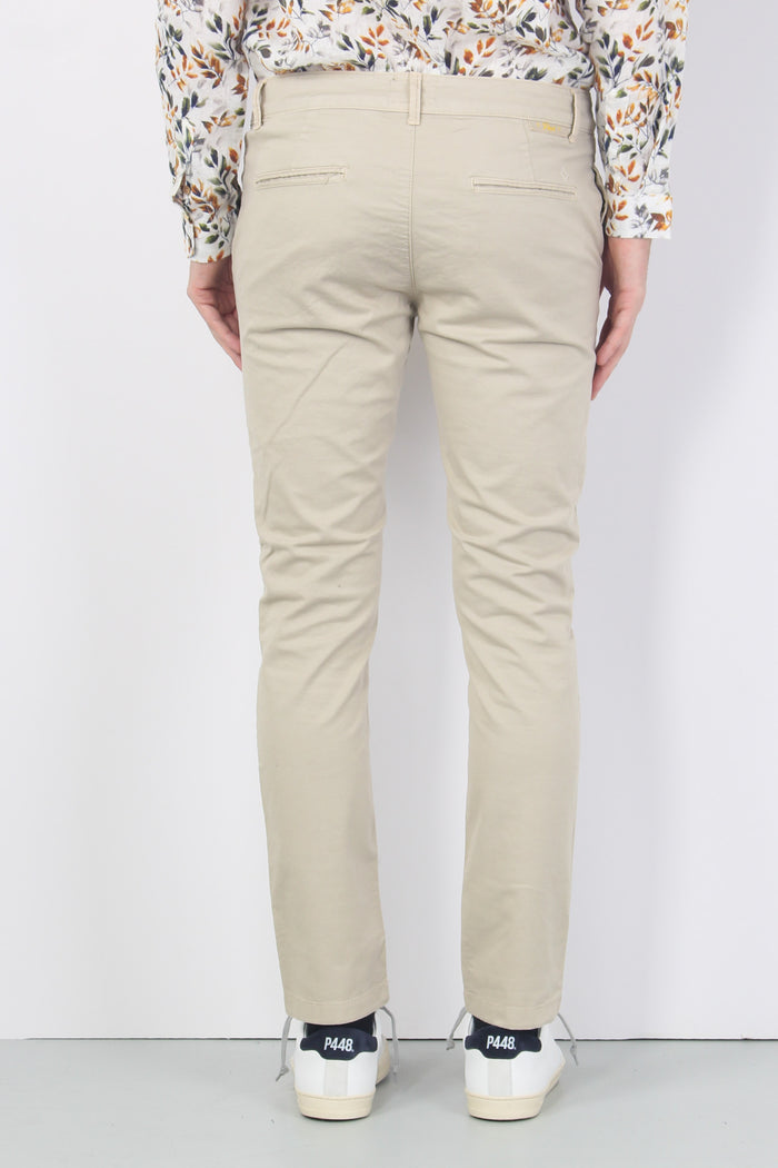 Pantalone Chino Slim Sabbia-3