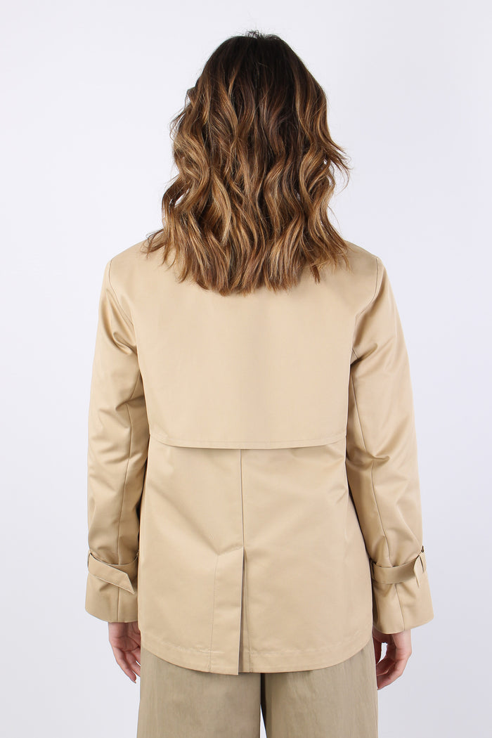 Wkdbiglia Trench Corto Beige-6