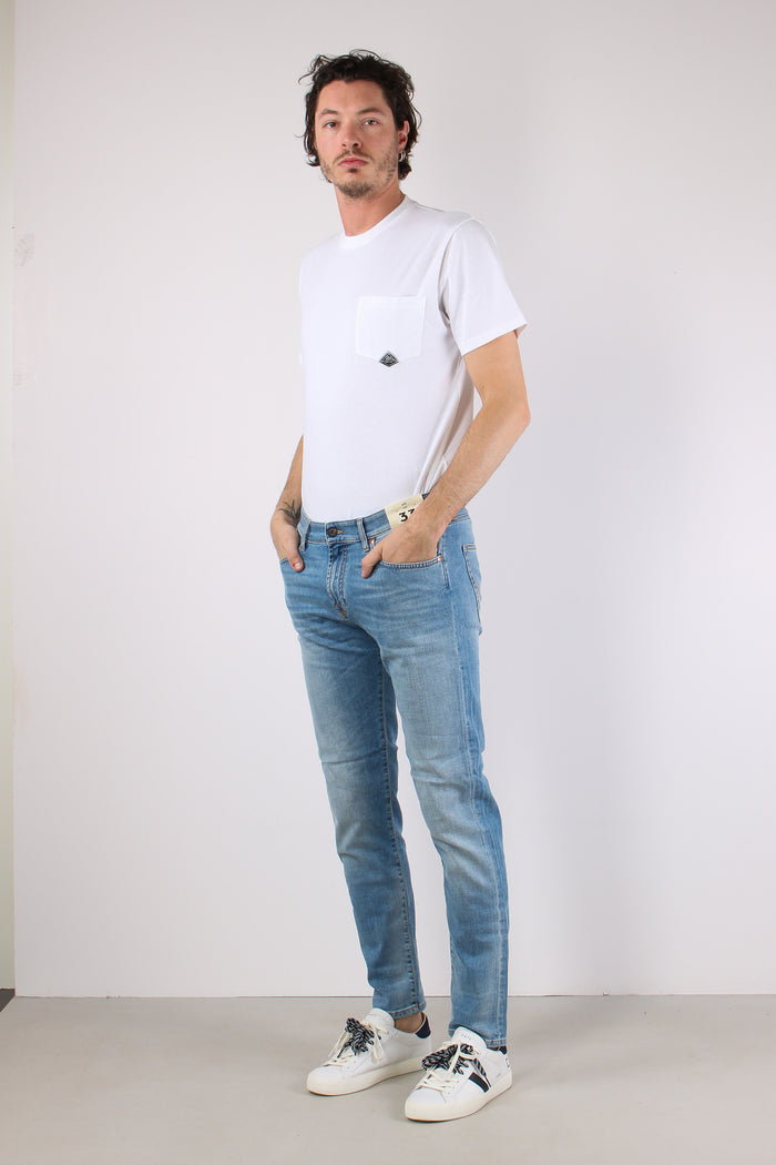 Denim Slim Fit Denim Chiaro-3