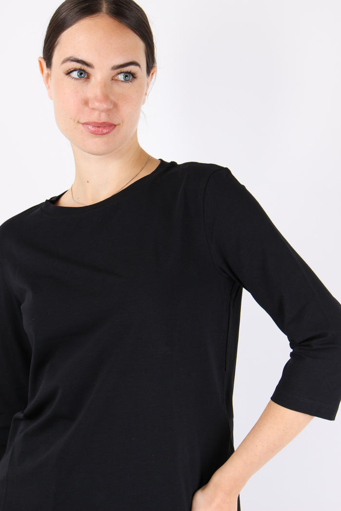 Multia Maglia Manica 3/4 Nero-6