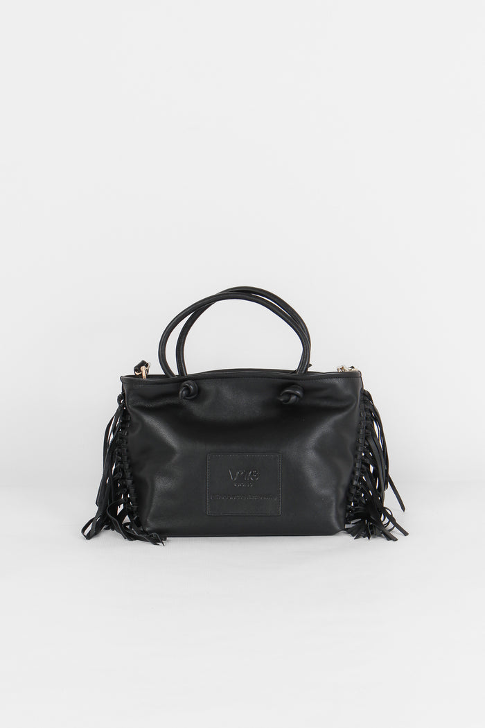 Eli Pop Mini Shopping Frange Nero