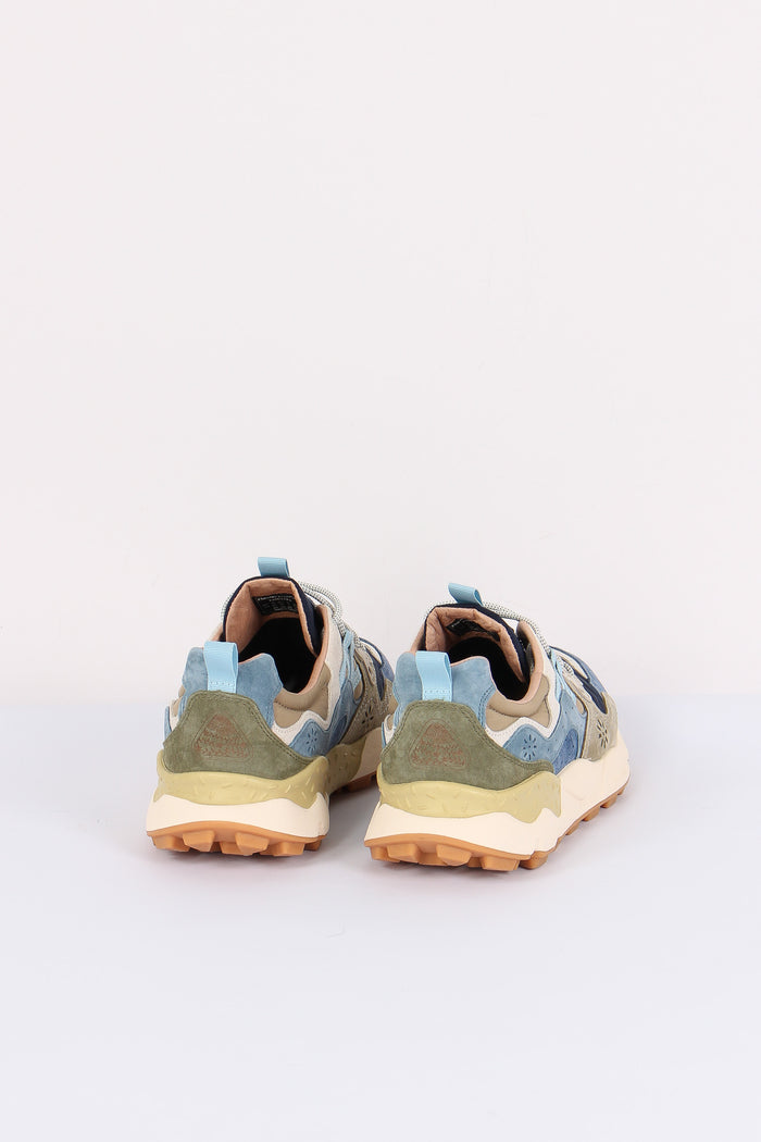 Sneakers Yamano Suede Nylon Navy/kaki-3