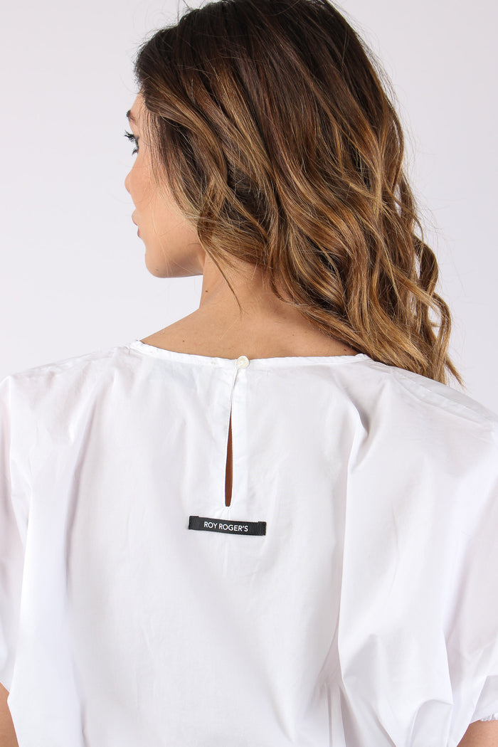 Camicia Stondata Cotone Optic White-8