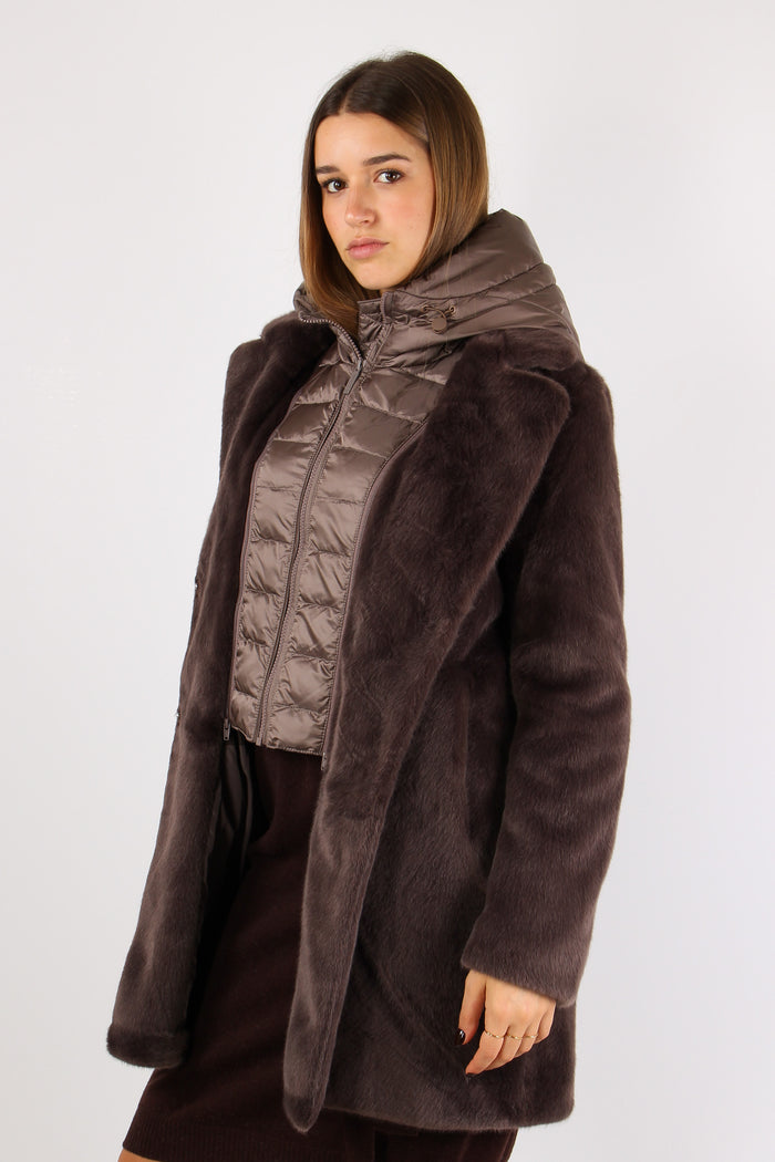 Cappotto Ecopelle Urban Bronze-3