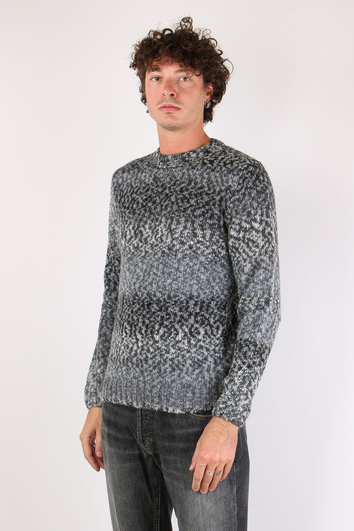 Maglia Misto Lana Alpaca Asphalt Grey-3