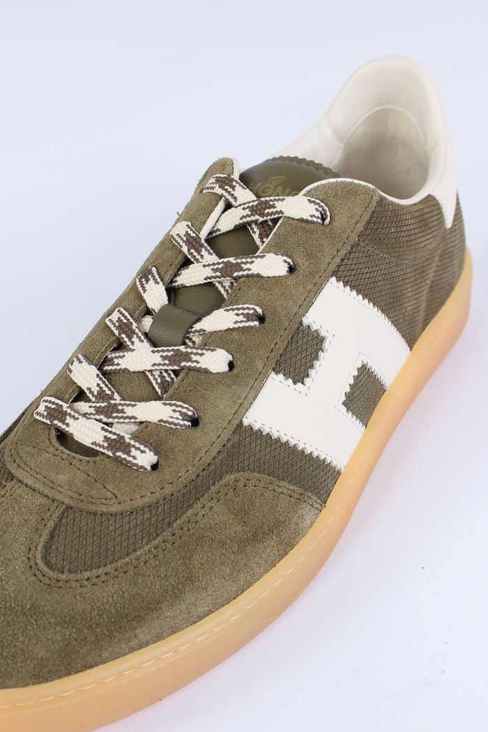 Sneaker Cool Camoscio Verde-5