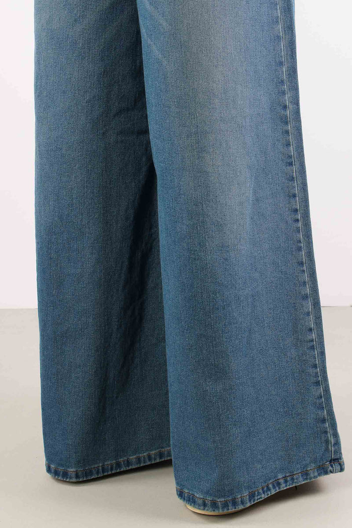 Gemma Pantagonna Vita Bassa Denim  Medio-10