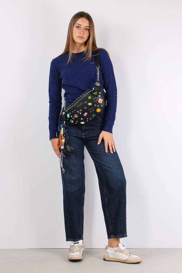 Girocollo Trecce Blue-2