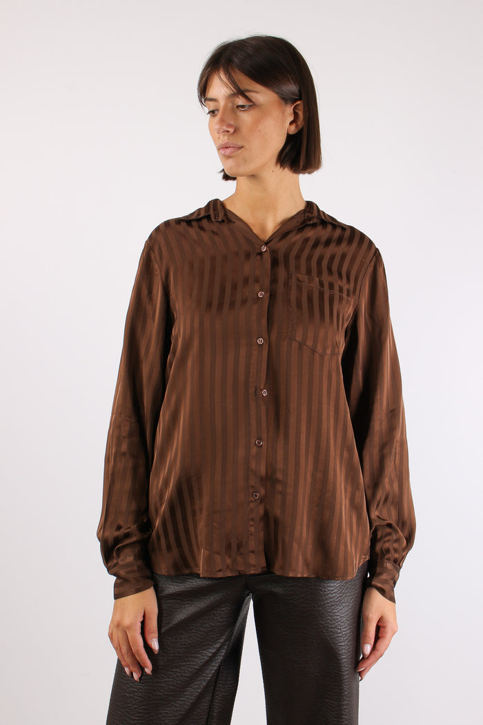 Camicia Riga  Effetto Raso Moro-2