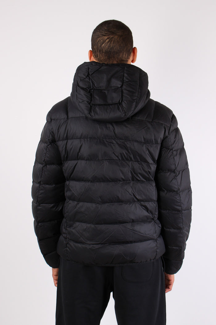 Piumino Cappuccio Nero-4