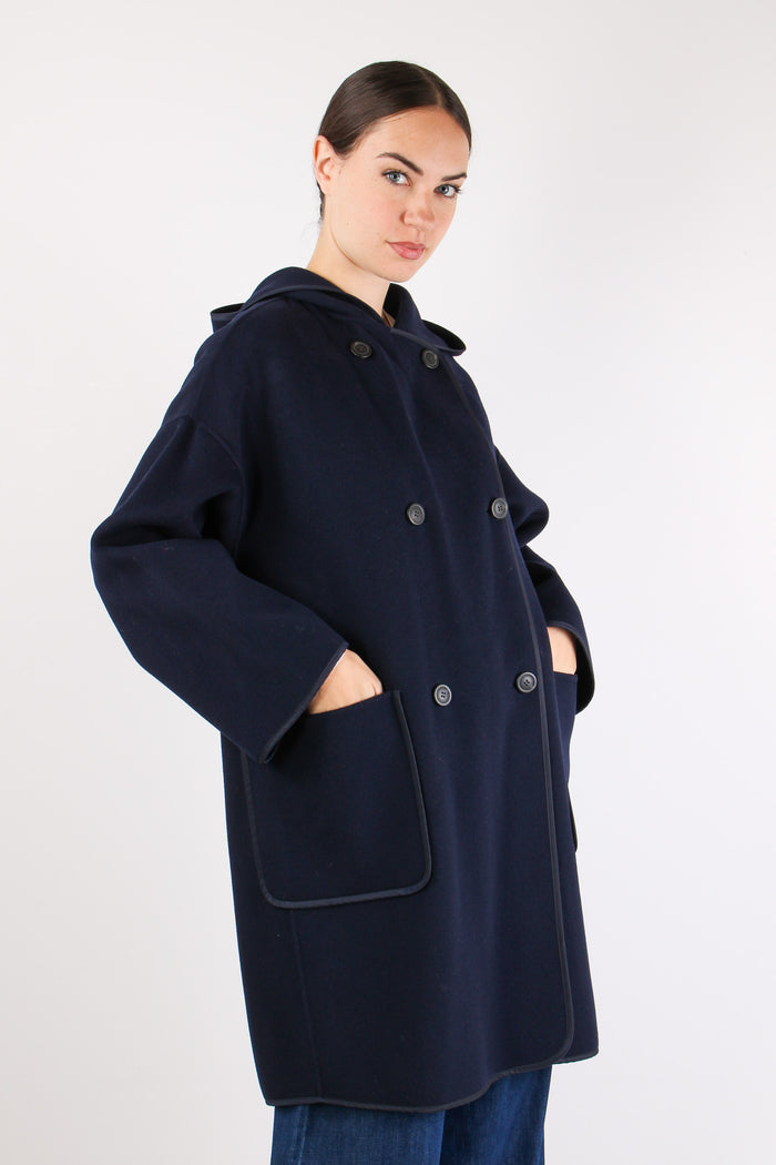 Bergen Cappotto Montgomery Blu-3