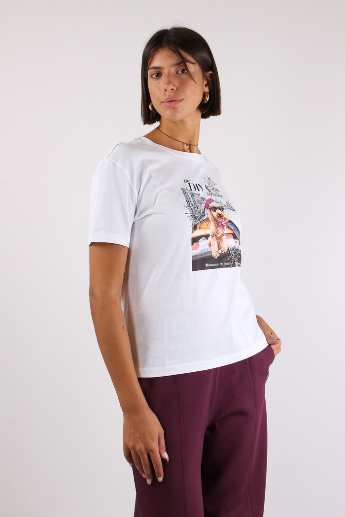 T-shirt M/m Stampa Diva Dog-3