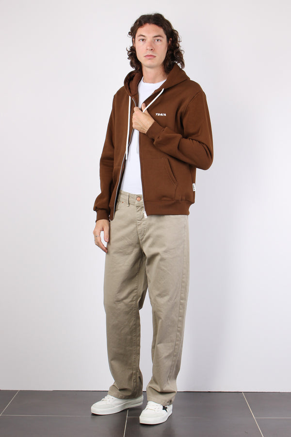 Felpa Full Zip Cioccolato-2