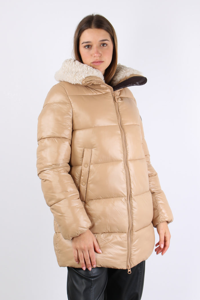 Bonita Giubbotto Interno Teddy Biscuit Beige-6