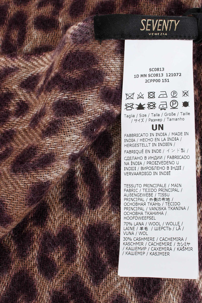 Sciarpa Animalier Cammello-5