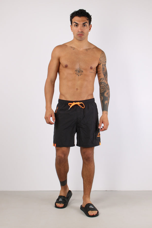 Costume Pantalone Cargo Nero