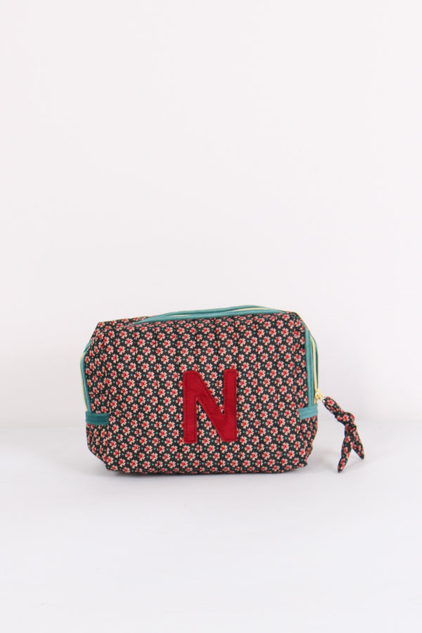 Pochette Patch Lettera N Nero/ottanio