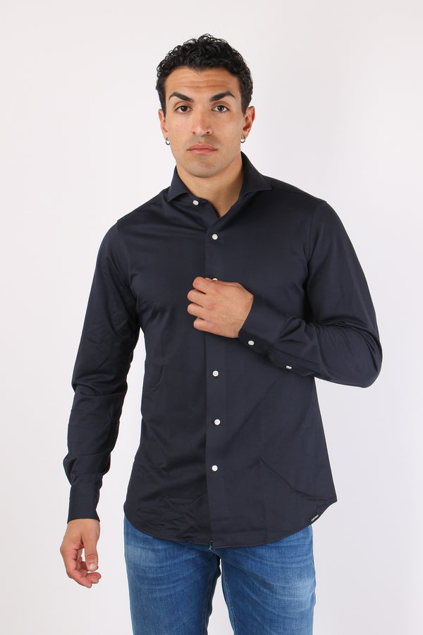 Camicia Technical Piquet Navy-2