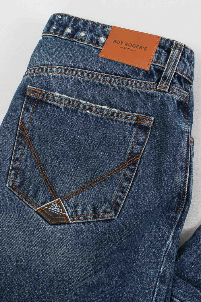Denim Boyfriend Denim Medio-6