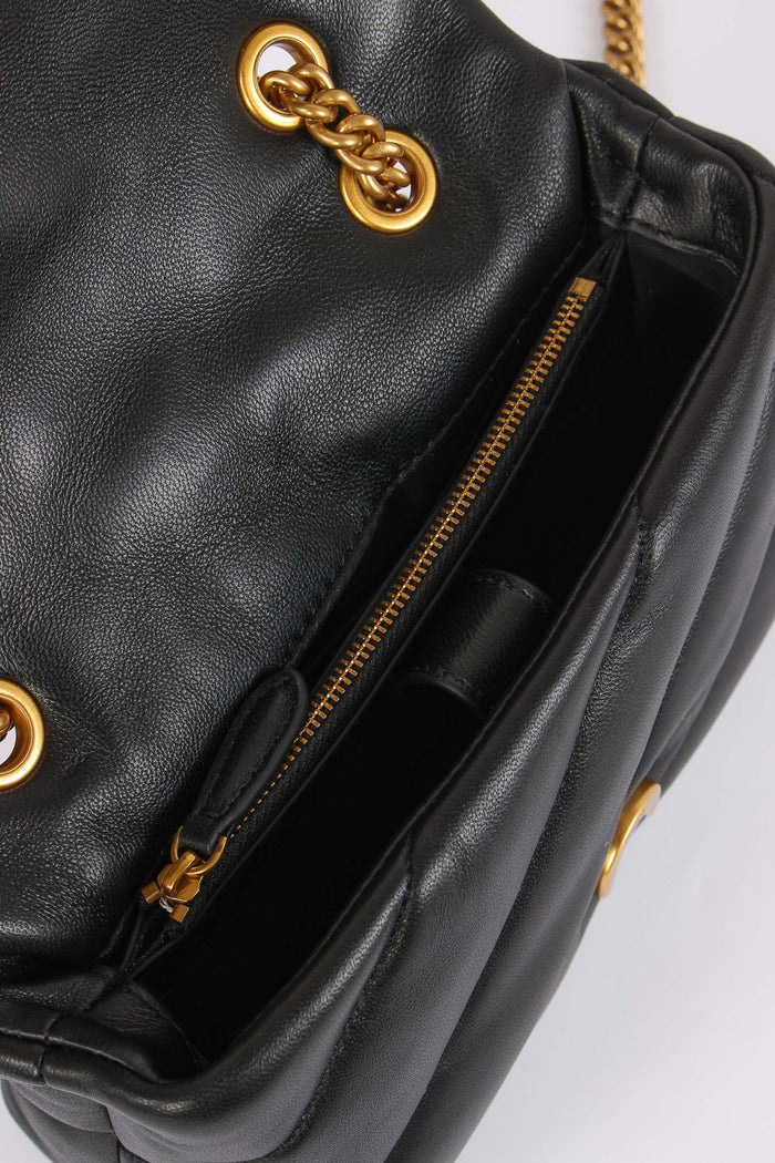 Tracollina Love Puff Mini Small Nero/antique Gold-6