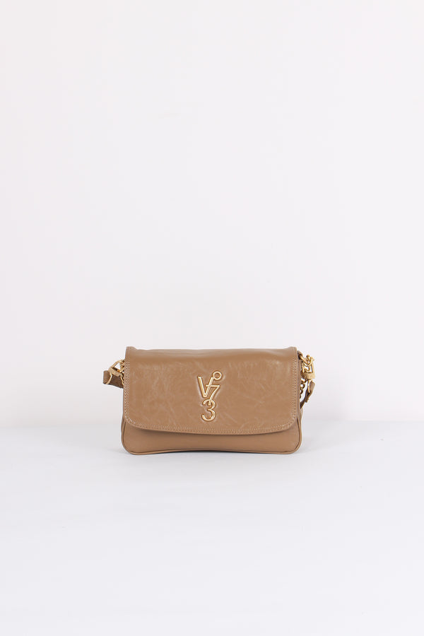 Louise Pochette Logo Taupe