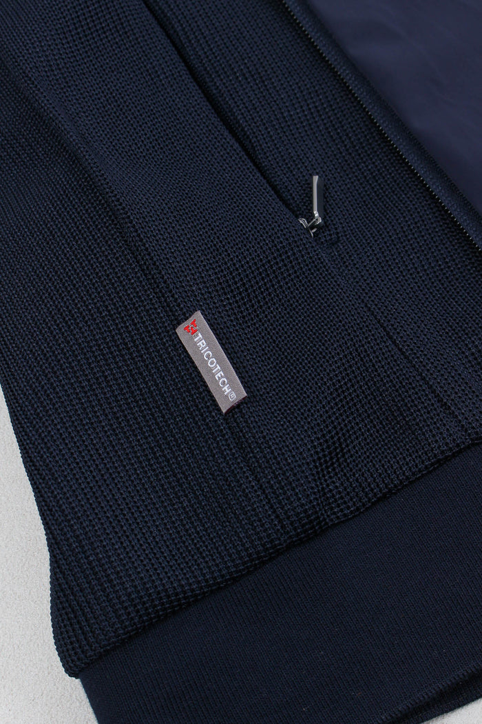 Giubbotto Collo In Piedi Blu Navy-5