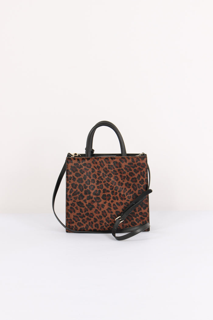 Borsa A Mano Media Animalier Dark Leopard-3