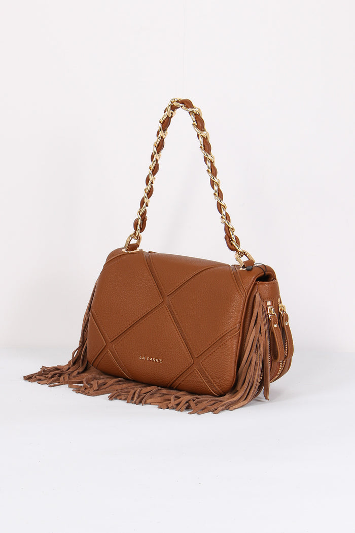 Tracolla  Frange Cuoio-6