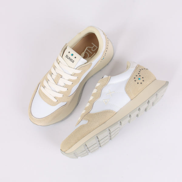 Sneakers Ally Studs Bianco-2