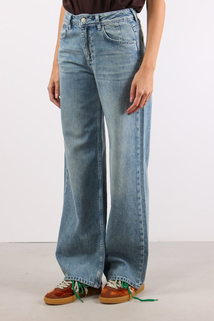 Denim Cropped Stretch Denim Medio-3